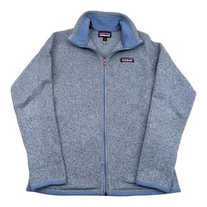 Patagonia Better Sweater Full Zip Fleece Jacket Women's Small Blue
